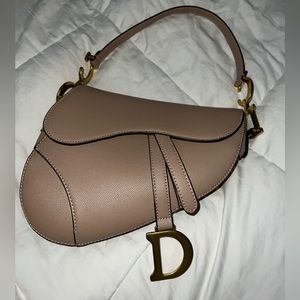 Beige Saddle Bag